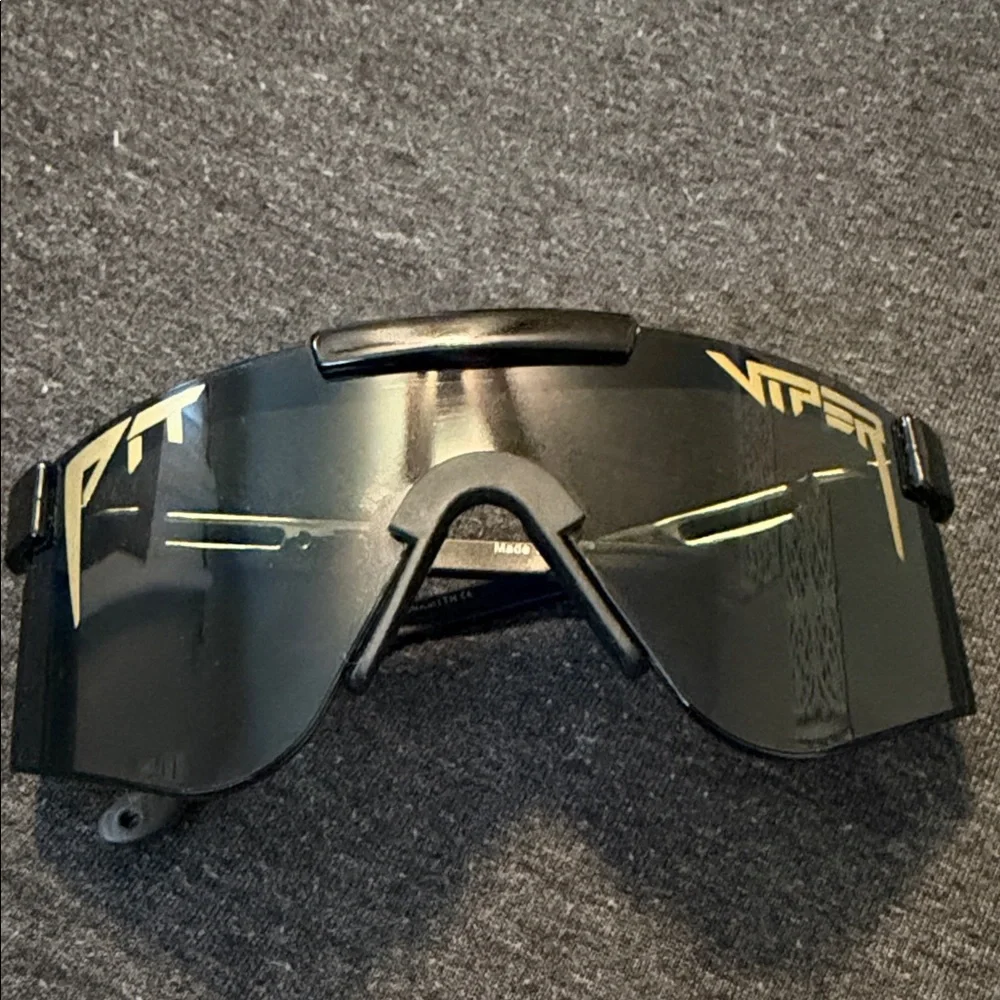 Pit Viper Black and Gold Sunglasses